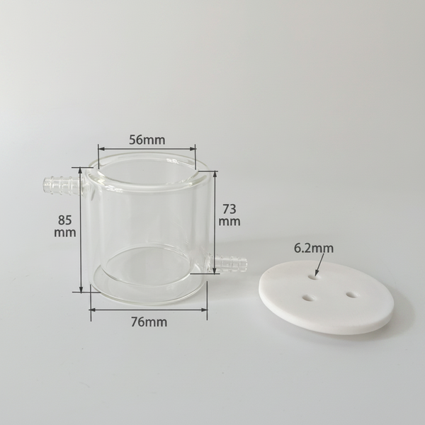 Standard electrochemical cell with water jacket, capacity 30 to 300 ml Laborxing