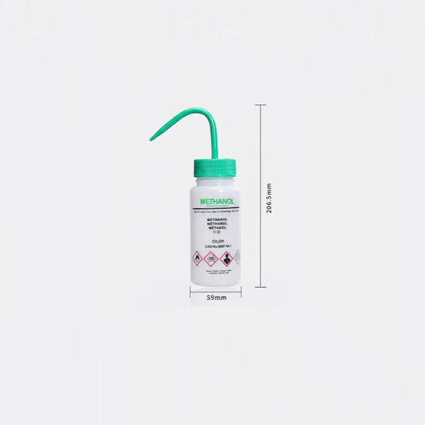 Wash bottles, Plastic PE, capacity 250 ml to 500 ml Laborxing