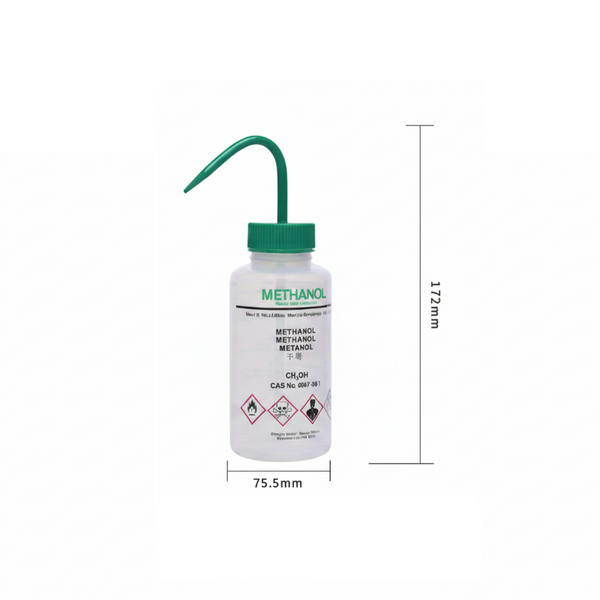 Wash bottles, Plastic PE, capacity 250 ml to 500 ml Laborxing