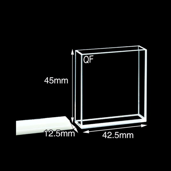UV quartz marco cuvette with PTFE lid, 5 clear window Laborxing