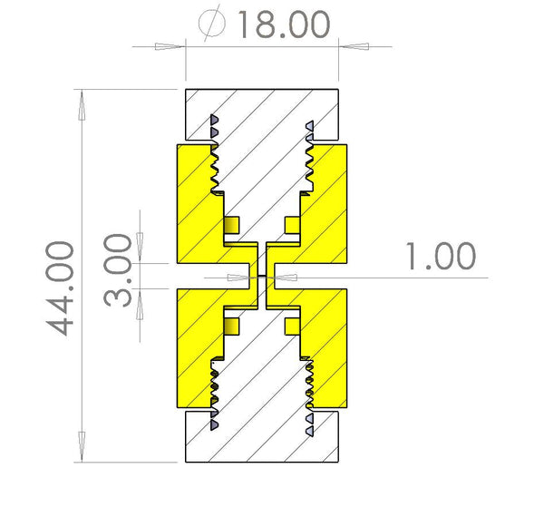 Microscopic testing cell for solid-state battery, Model GT08 Laborxing