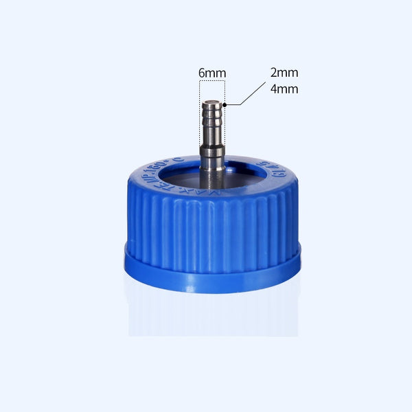 GL45 screw cap with multiple distributor for HPLC bottles Laborxing