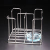 Petri dish stands for diameter 60 mm to 90 mm, stainless steel Laborxing