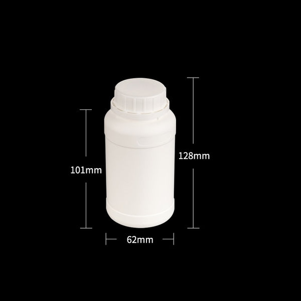 HDPE wide mouth bottles, capacity 100 ml to 1.000 ml Laborxing
