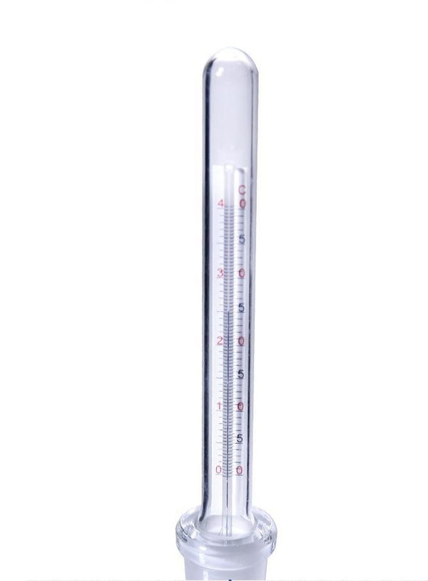 Pycnometer acc. to Gay-Lussac with thermometer, 25 ml to 50 ml Laborxing