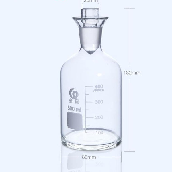 Bod bottle, clear glass, 125 ml to 1.000 ml Laborxing
