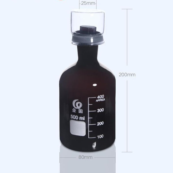 Bod bottle with cover, brown glass, 125 ml to 1.000 ml Laborxing