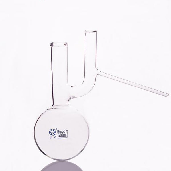 Claisen distilling flask with side tube, 60 to 3.000 ml Laborxing