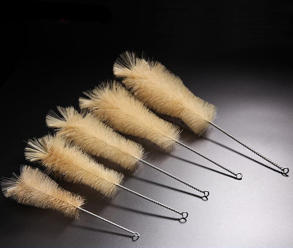 Cleaning brush for erlenmeyer flasks, galvanised twisted-in wire Laborxing