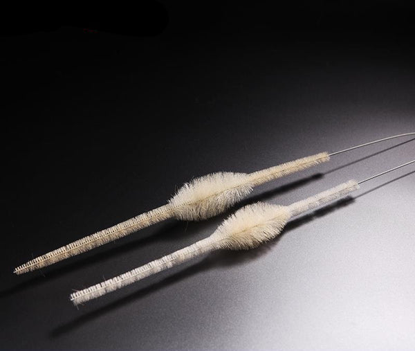 Cleaning brush for volumetric pipettes, galvanised twisted-in wire Laborxing