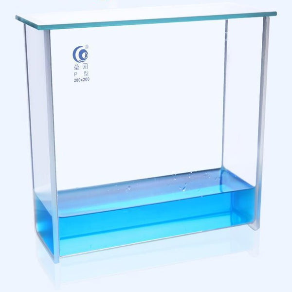 Developing chambers for TLC, welded, size 100 x 100 mm to 200 x 200 mm Laborxing