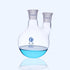 Double-necked round-bottom flask, parallel side necks,  250 ml to 20.000 ml Laborxing