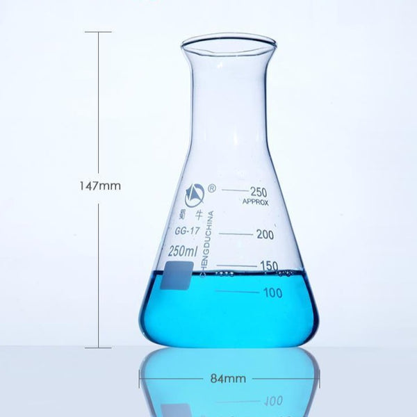 Erlenmeyer flask, wide neck, 50 ml to 5.000 ml Laborxing