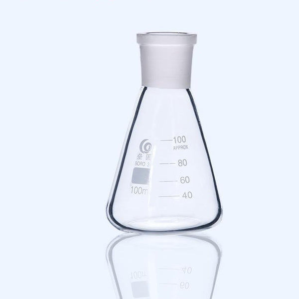 Erlenmeyer flask with ground glass joint, 25 ml to 10.000 ml Laborxing