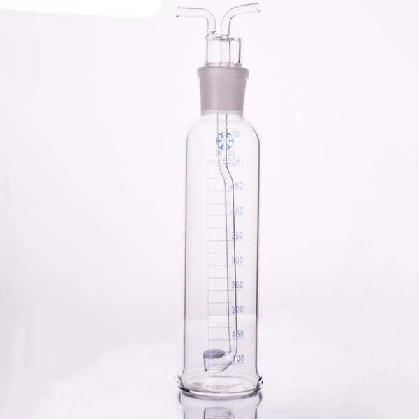 Gas wash bottle acc. to Drechsel with frit, graduated, 250 to 1.000 ml Laborxing