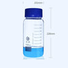 GL 80 Screw top bottle, clear glass, graduated, 250 ml to 1.000 ml Laborxing