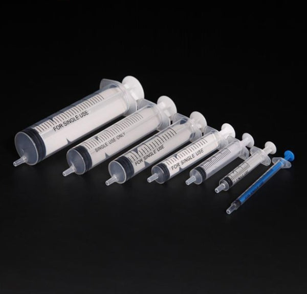 PVC Disposable syringe with double sealing ring, capacity 1 to 100 ml Laborxing