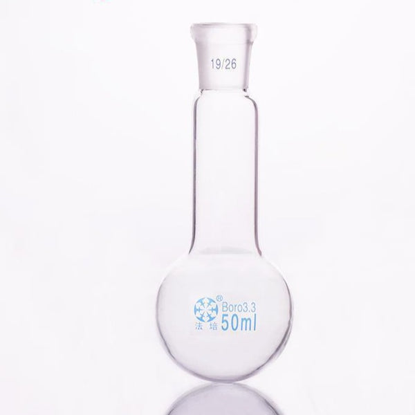 Round bottom flask with long neck and joint, 25 to 3.000 ml Laborxing