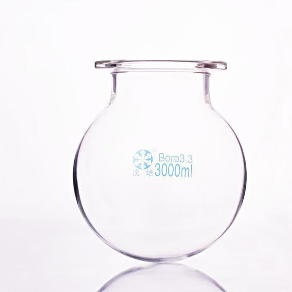 Spherical reaction vessel, flange diameter DN 100 to DN 200, capacity 1.000 to 20.000 ml Laborxing