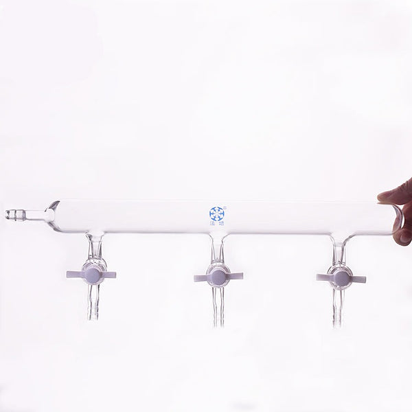 Single bank vacuum manifold, ports 3 to 6 ,Schlenk line Laborxing