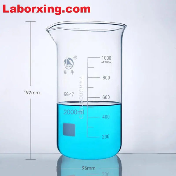 Tall beaker, 50 ml to 2.000 ml Laborxing