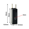 UV quartz sub-micro tablet dissolution cell with stainless steel tubing