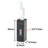 Micro tablet dissolution cell with PTFE tubing ,2 clear windows