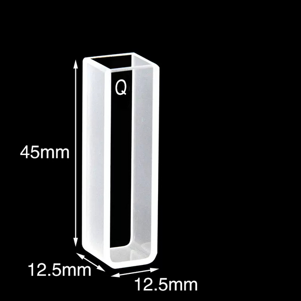 UV Macro cuvettes with PTFE lid, lightpath 10 mm Laborxing