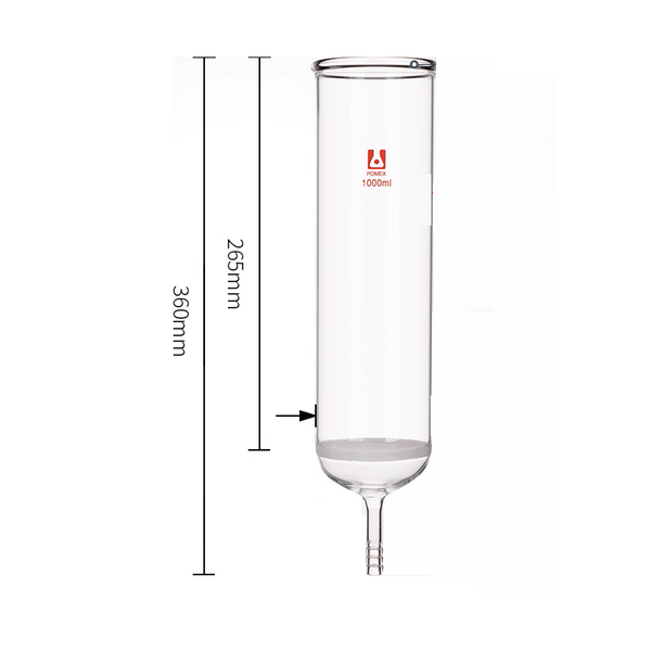 Single solid-phase peptide synthesis reactor,50 ml - 2,000 ml Laborxing