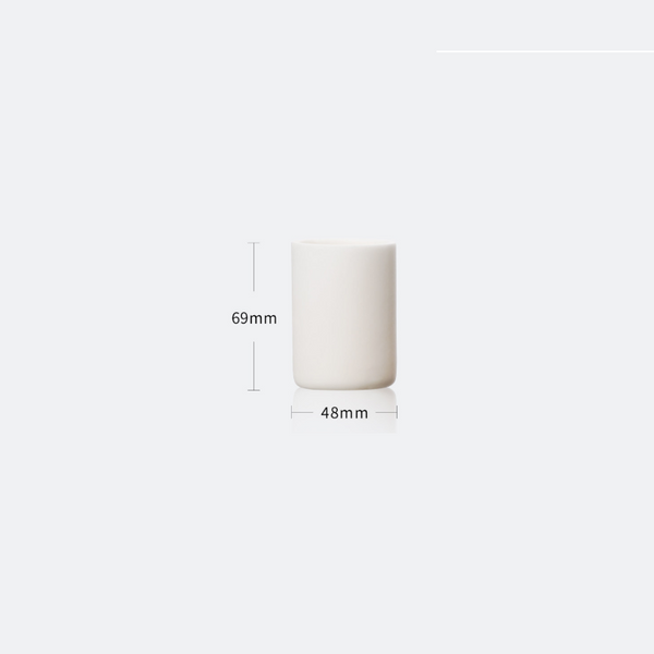 Cylindrical alundum crucible, capacity 5 to 1.000 ml Laborxing