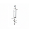 Double solid-phase peptide synthesis vessel with joint and PTFE stopcock, capacity 100 to 2000 ml Laborxing