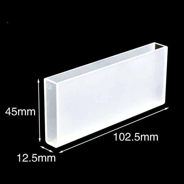 Makroküvette mit PTFE-Deckel Schichtdicke 20, 50 ,100 mm, 2 klare Fenster Laborxing