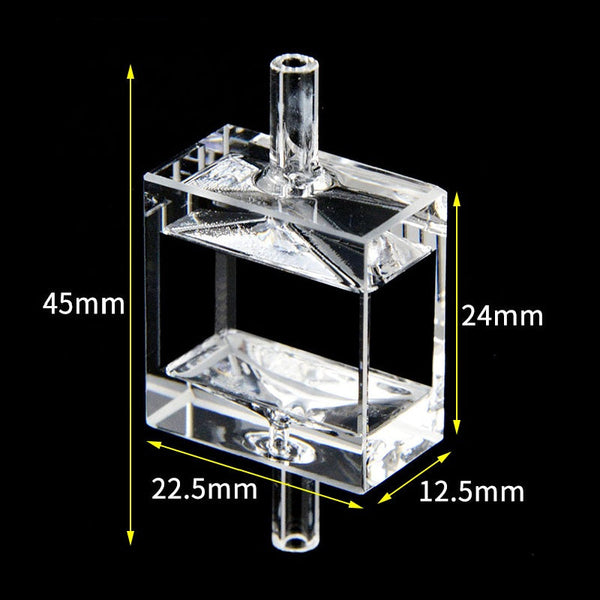 UV quartz macro flow through cell, lightpath 20 mm Laborxing