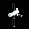 UV quartz micro three-way tap cuvette with  PTFE stopcock, 4 clear windows Laborxing