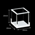 UV quartz square macro cuvette, 4 clear window,lightpath 16 mm Laborxing