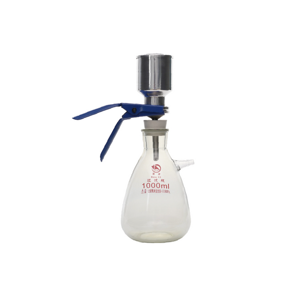 Kit de filtración al vacío con vaso de filtro de acero inoxidable para membrana de 50 mm, de 250 ml a 2500 ml (Copia) Laborxing