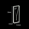 UV quartz ultra-micro cuvette,2 clear windows,lightpath 1 mm Laborxing