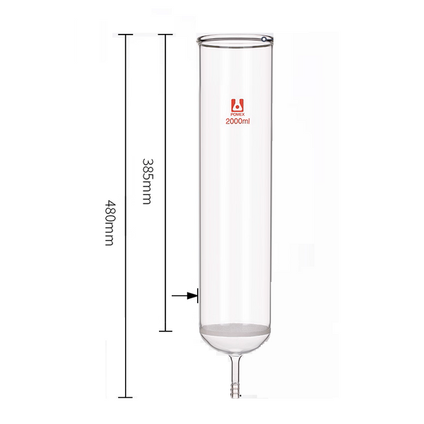 Single solid-phase peptide synthesis reactor,50 ml - 2,000 ml Laborxing