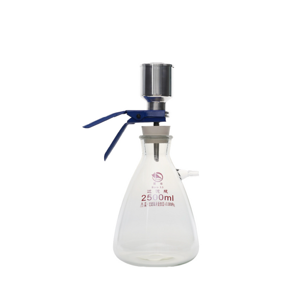 Kit de filtración al vacío con vaso de filtro de acero inoxidable para membrana de 50 mm, de 250 ml a 2500 ml (Copia) Laborxing