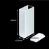 IR quartz macro cuvette with PTFE lid, 2 clear windows Laborxing