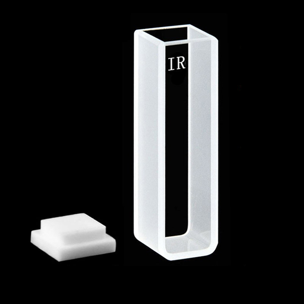 IR Macro cuvettes with PTFE lid, lightpath 10 mm Laborxing