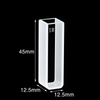 Macrocuvettes IR avec couvercle en PTFE, trajet optique 10 mm Laborxing