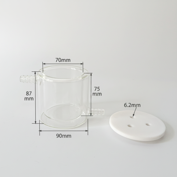 Standard electrochemical cell with water jacket, capacity 30 to 300 ml Laborxing