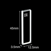 IR Micro Fluorescence cuvette with PTFE lid,with PTFE lid,2 clear windows Laborxing