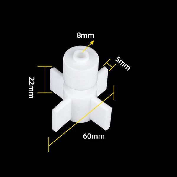 PTFE Stirring propeller with 4 blades, for Ø 8 mm shaft Laborxing
