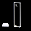 IR quartz micro cuvette with PTFE lid,  lightpath 40 mm, 2 clear windows Laborxing