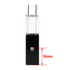 UV quartz sub-micro flow through cell with Stainless steel tubing and 3x3 mm window,2 clear windows
