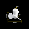 PTFE Stirring propeller with 3 blades, 45° pitched, for Ø 7 mm shaft Laborxing