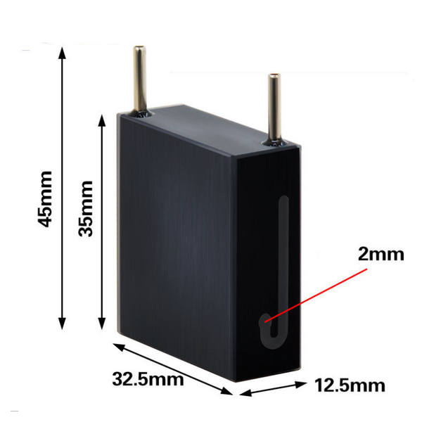 UV quartz sub-micro tablet dissolution cell with stainless steel tubing