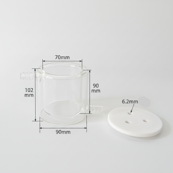 Standard electrochemical cell with water jacket, capacity 30 to 300 ml Laborxing